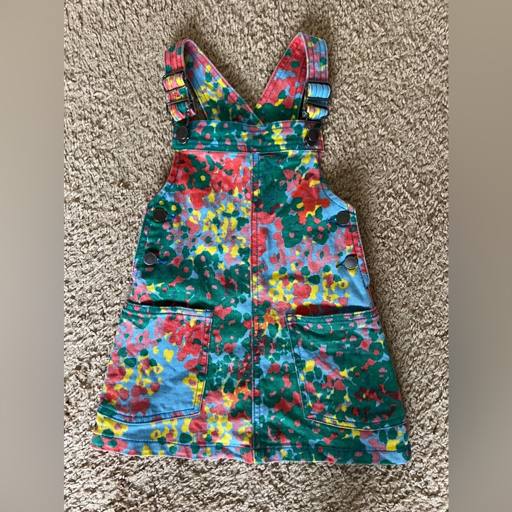 Stella McCartney Kids Floral Splash Dress - Picture 3 of 9